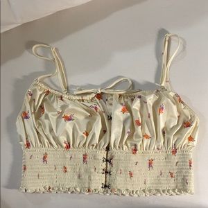 Urban Outfitters Silk Crop Top Size M